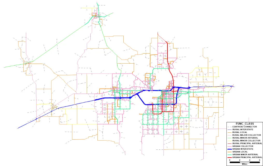 Travel demand modeling visualization